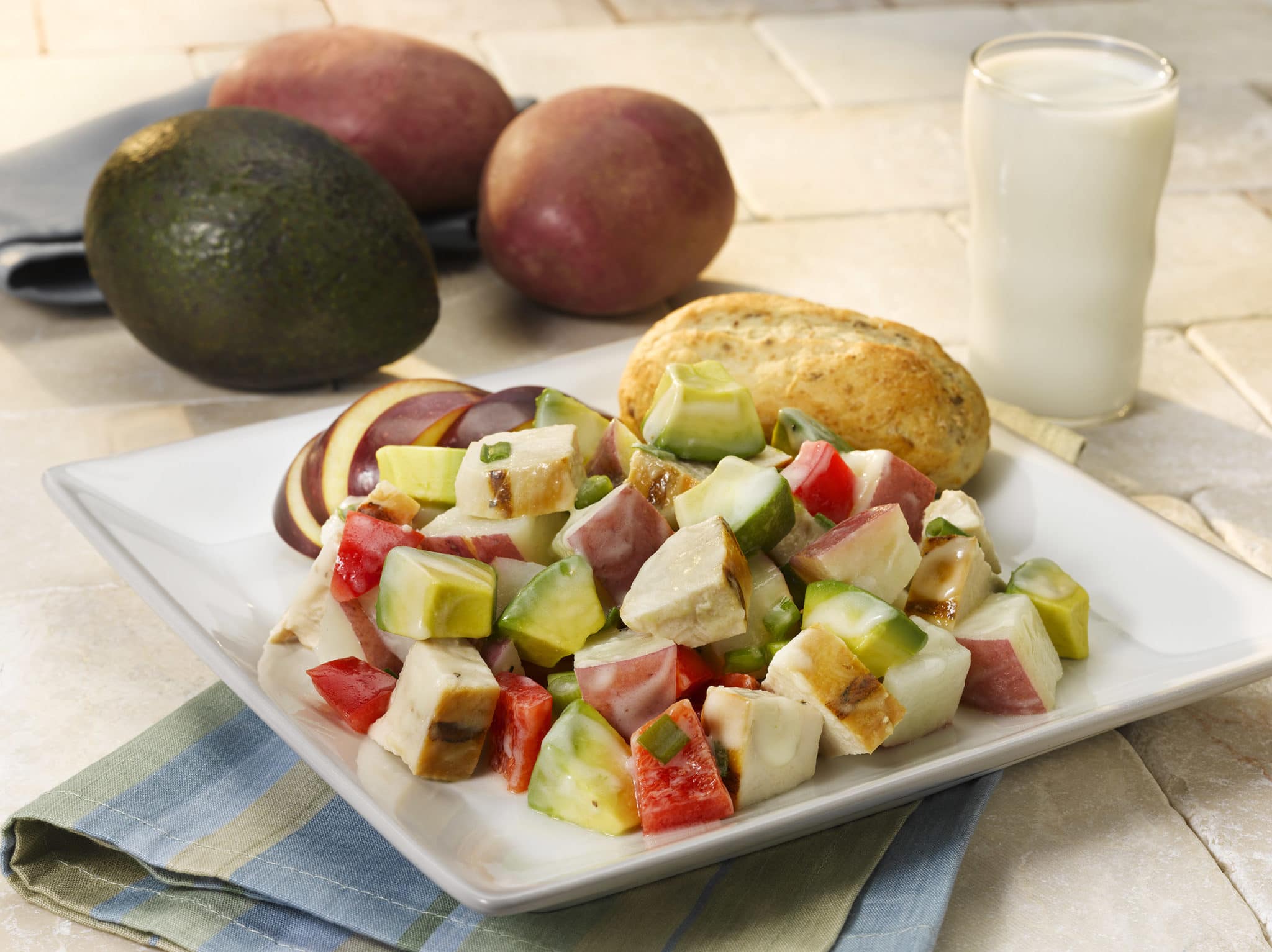 Avocado Potato Chicken Salad