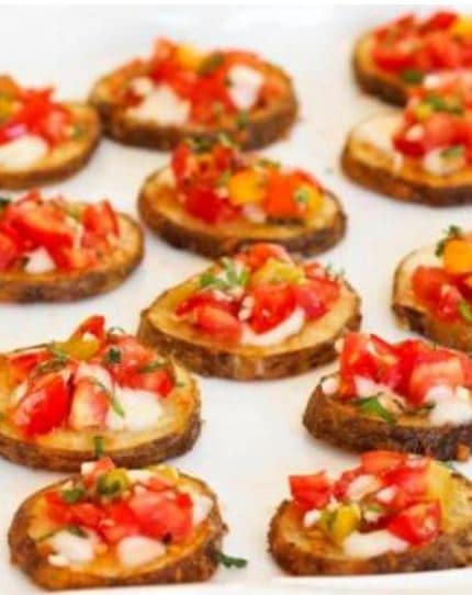 potato bruschetta