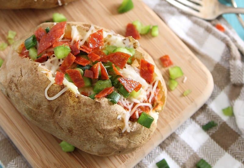 Healthy Baked Potato Pizza Recipe in Monte Vista, CO