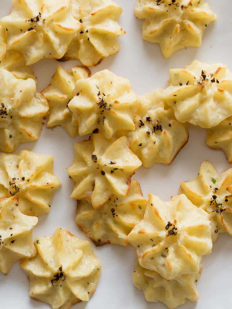 crispy-mashed-potato-chips Close-up of crispy mashed potato chips by the Colorado Potato Administrative Committee